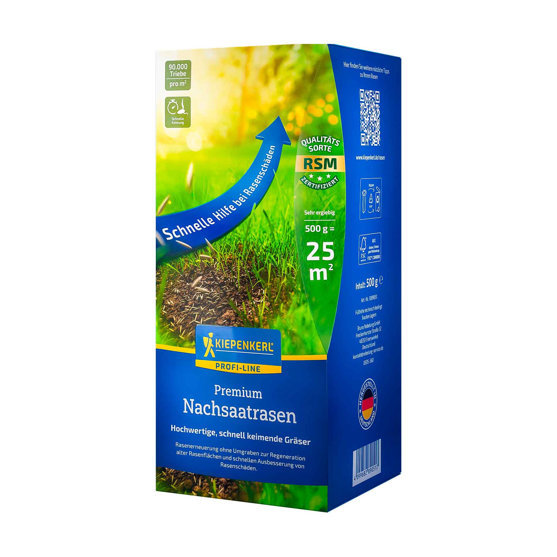 Profi-Line Premium Nachsaatrasen, 0,5 kg