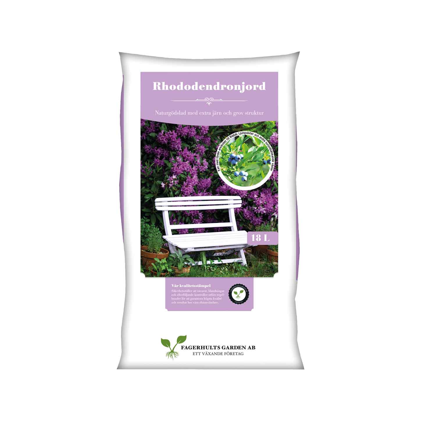 Rhododendron jord 18L