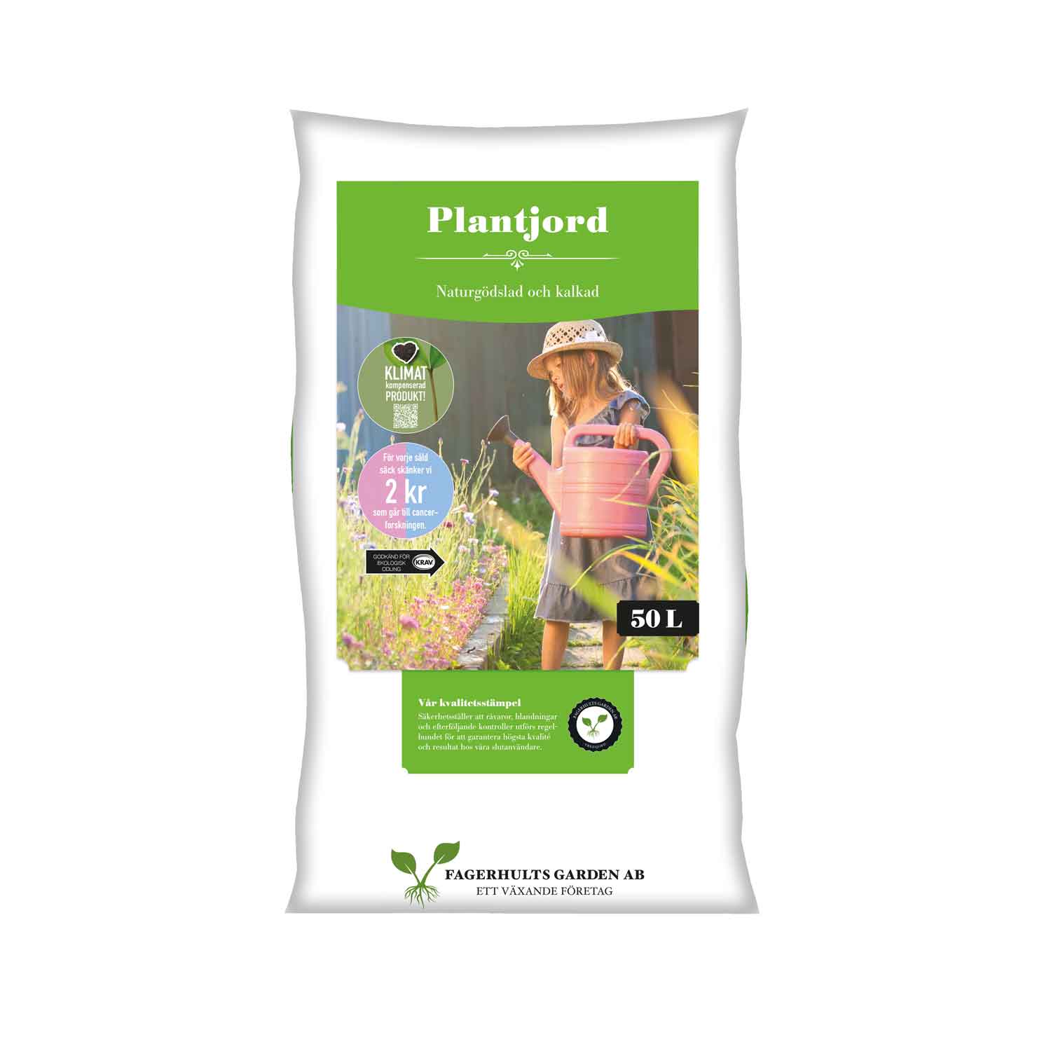 Plantejord 50L KRAV