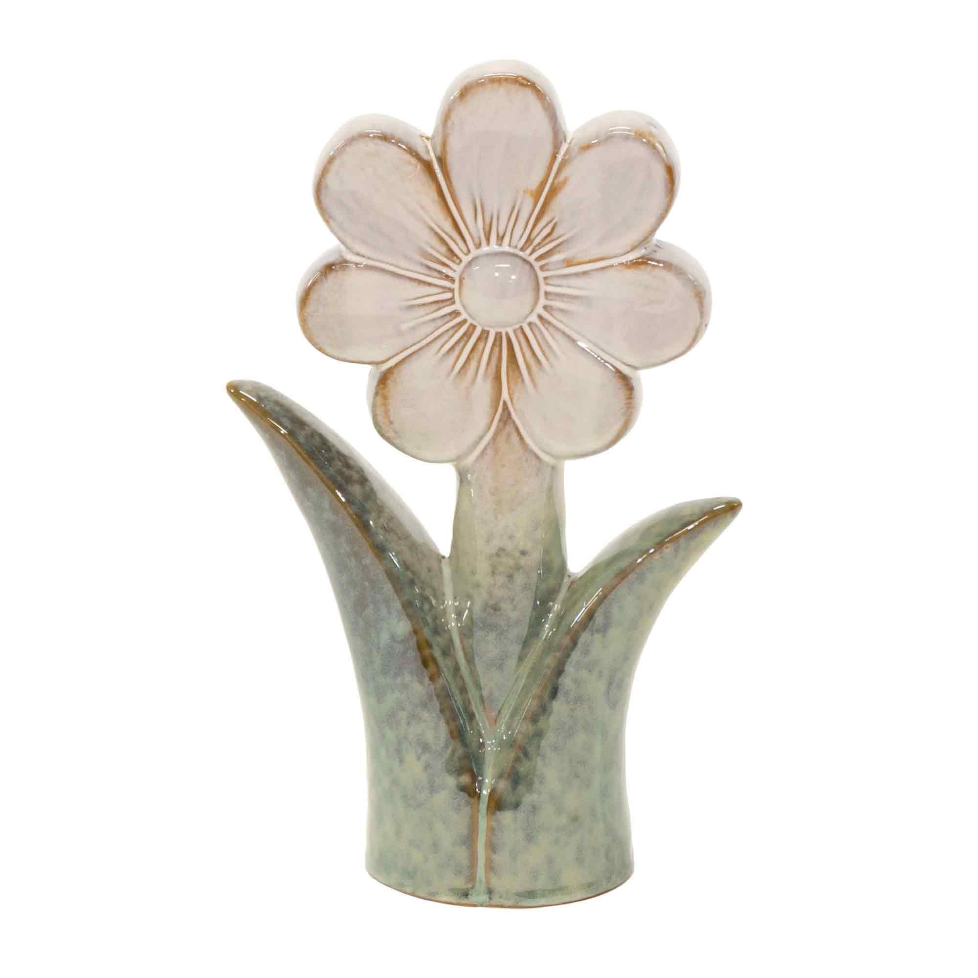 Nina Daisy White/Green L15W6H23