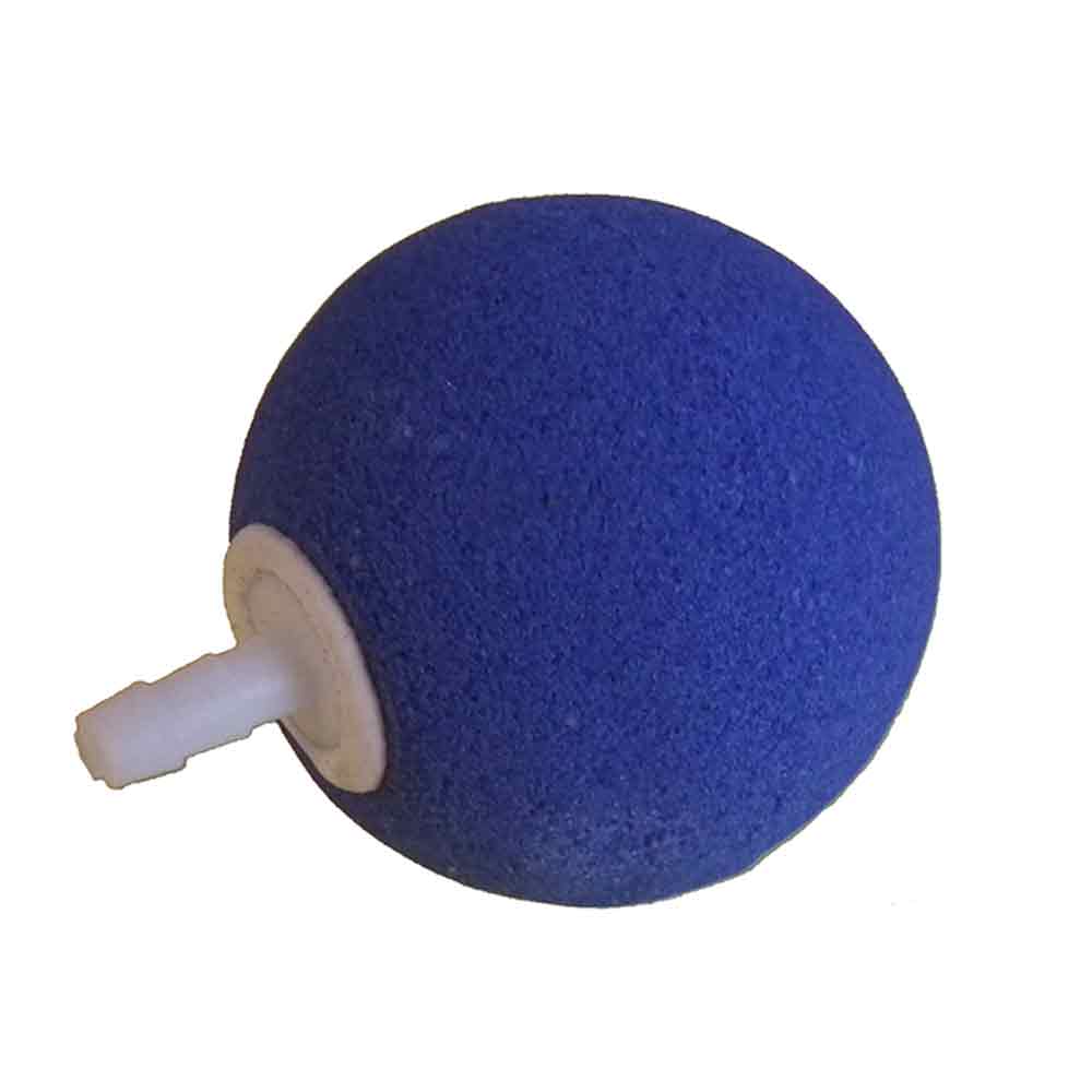 Luftsten stor rund, blå för 4/6 mm slang
