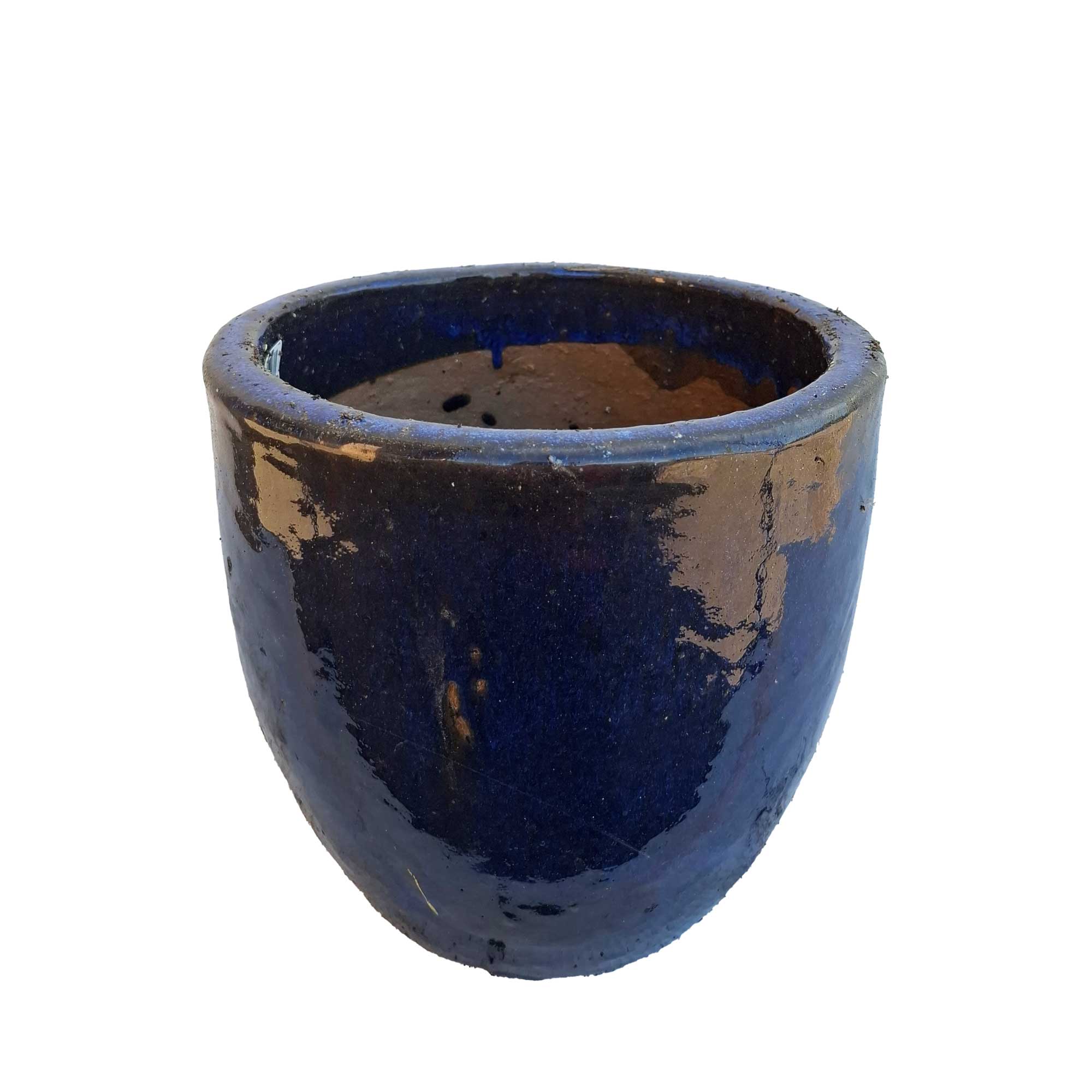 Egg Pot - Blue - 21cm