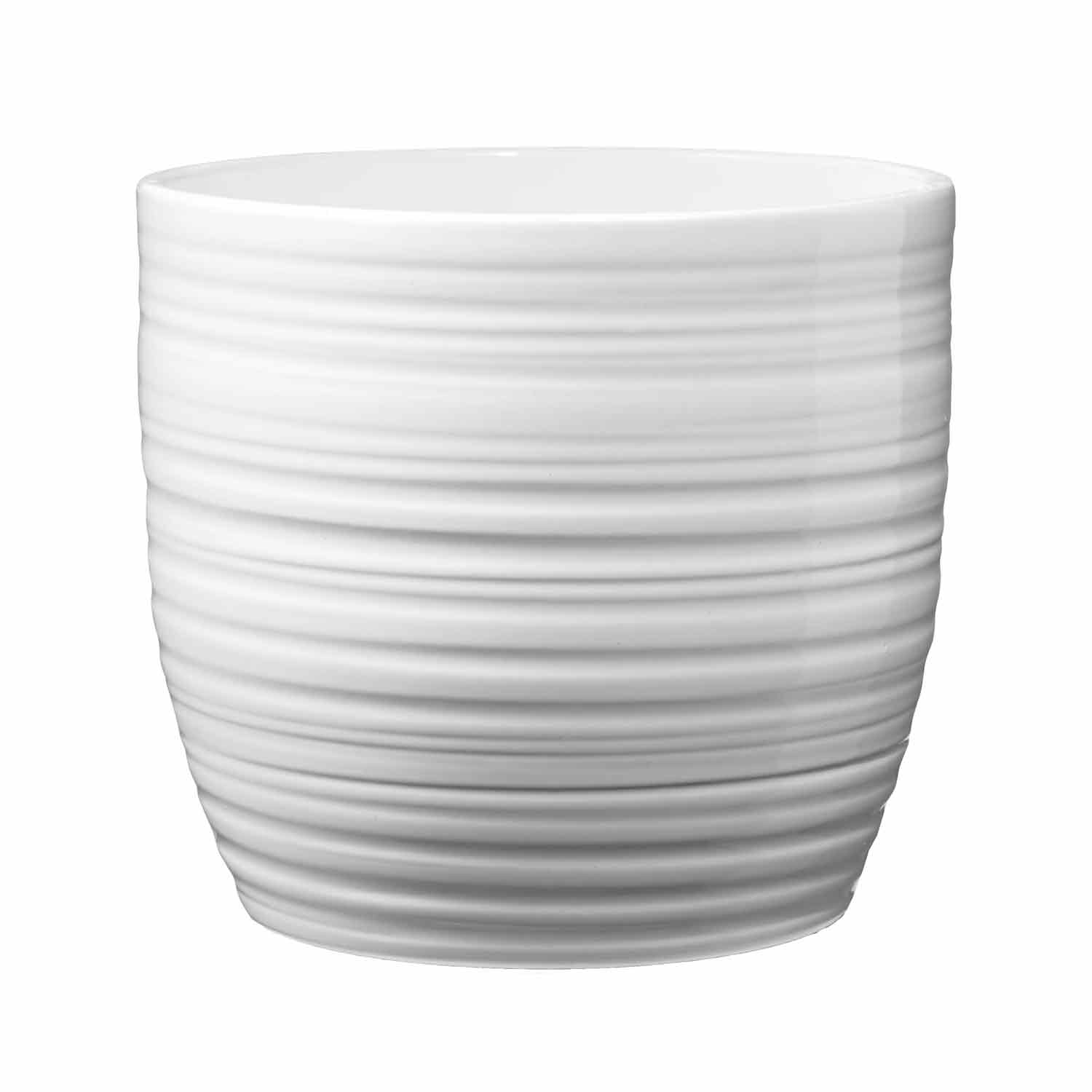 Bergamo pure 13 cm, shiny White
