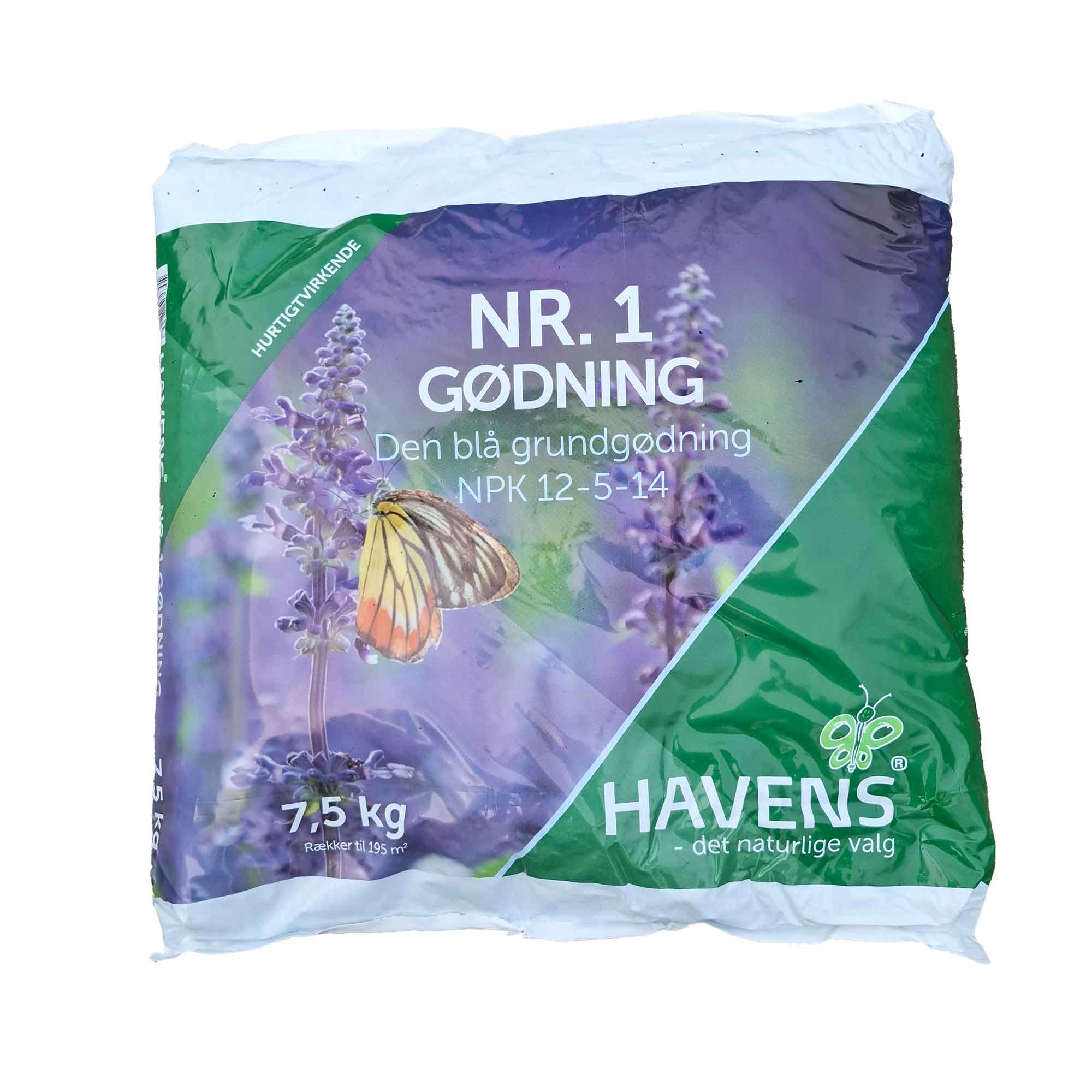 HAVENS Gødning nr. 1 12-5-14 - 7,5kg