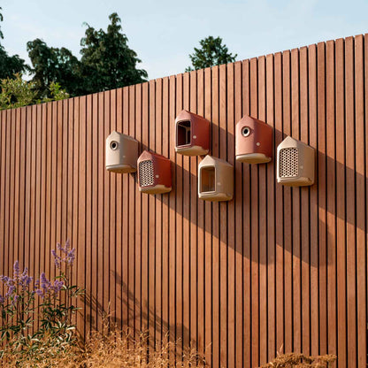 cosy bird house 18 tuscan red