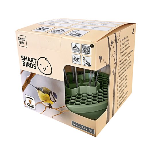 Bird Feeder Smart Birds Zurich laurel green