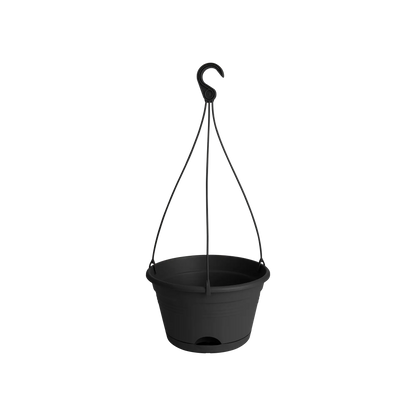 green basic hanging basket 28 living black