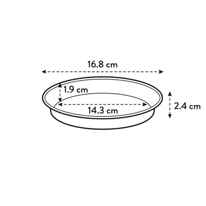 green basics saucer 17cm mild terra 