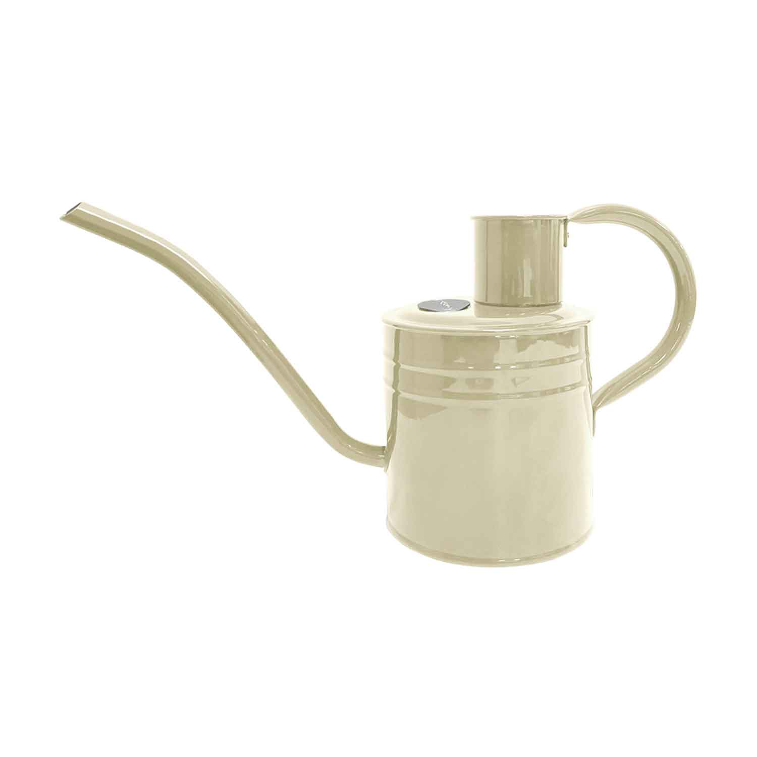 Indoor Metal Watering Can Vintage Cream