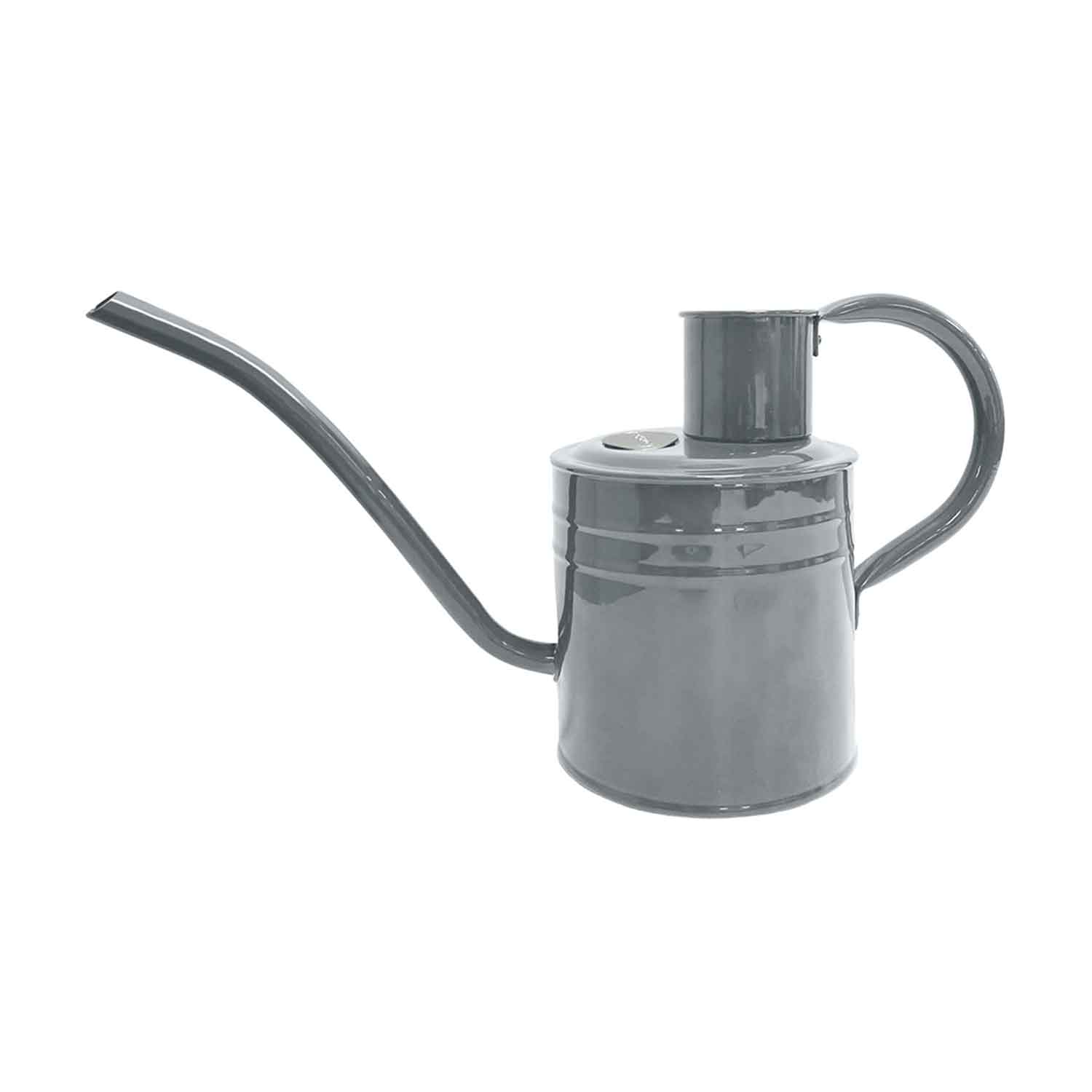 Indoor Metal Watering Can Warm Grey