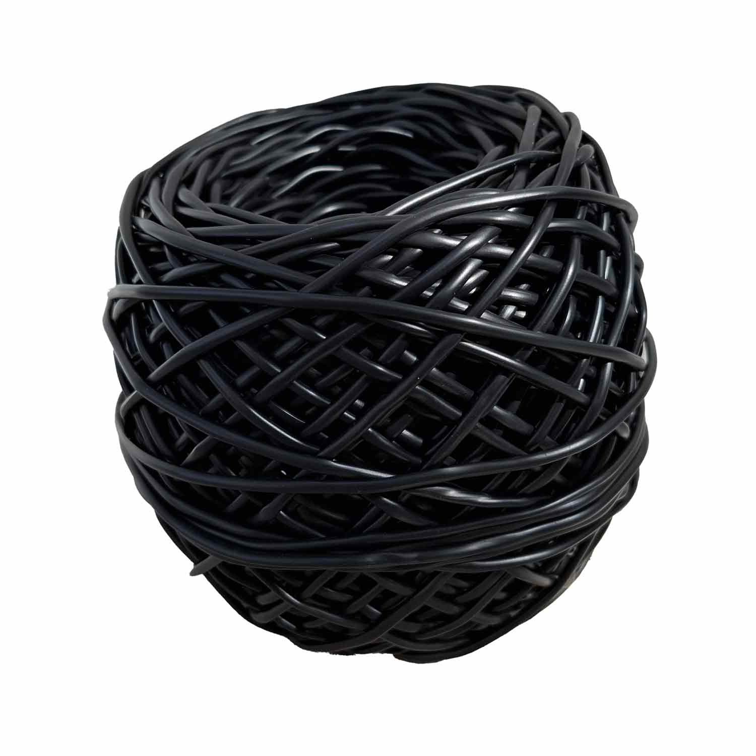 Plastsnor 3mm ca 160m sort